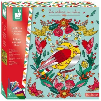 Janod 7829 - Janod Purpurina y Pan de Oro Pájaros